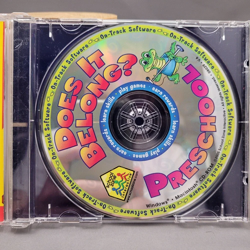 Does It‎ Belong? by School Zone Interactive (CD-ROM, 2004)